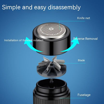 Men's Portable Rechargeable Mini Electric Razor