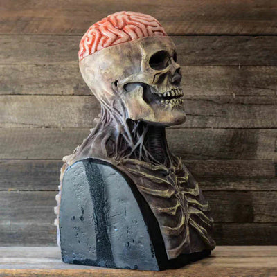 New Halloween Horror Mask 3D Reality Full Head Skull Mask Movable Jaw Helmet Skeleton Latex Scary Mask Halloween Masquerade Prop