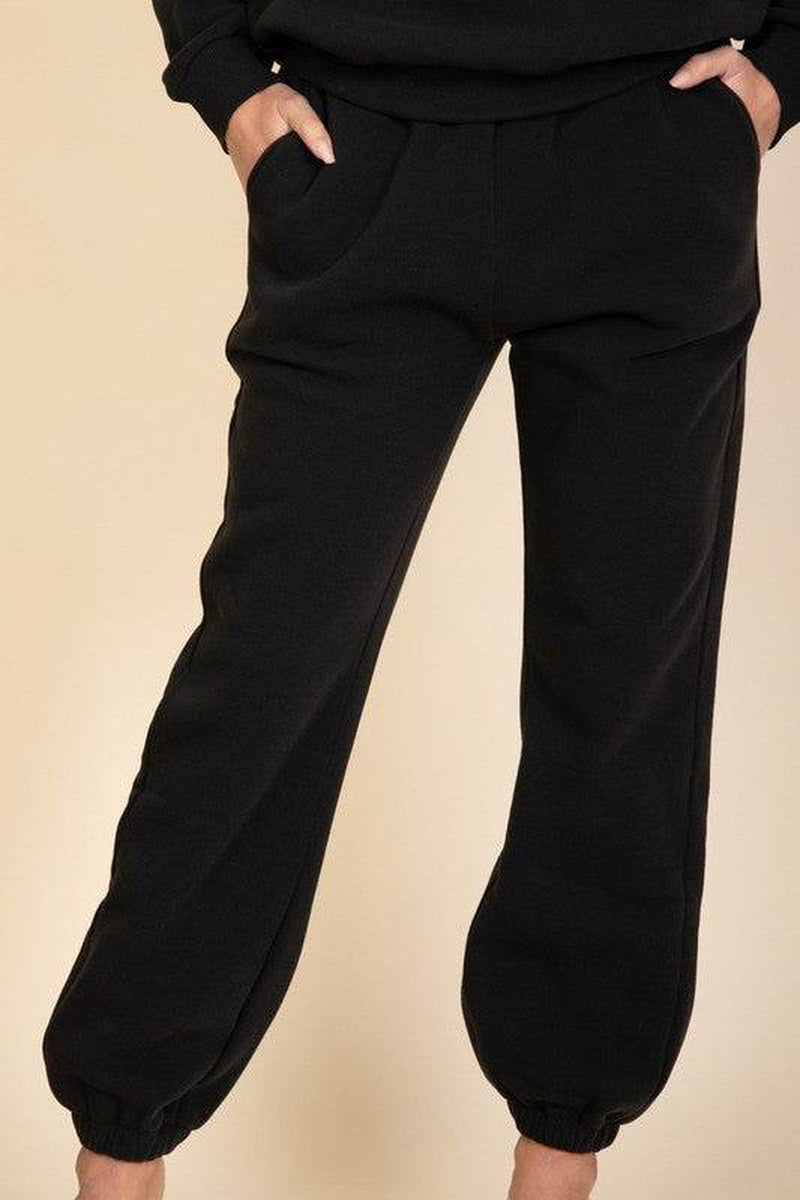 Side Pocket Drawstring Waist Sweatpants