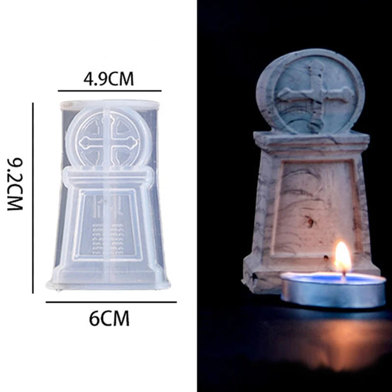 Halloween Ghost Bride Groom Candle Silicone Mold DIY Skull Pumpkin Candle Making Resin Soap Mold Christmas Gift Craft Home Decor