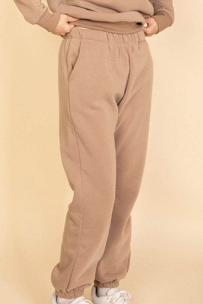 Side Pocket Drawstring Waist Sweatpants