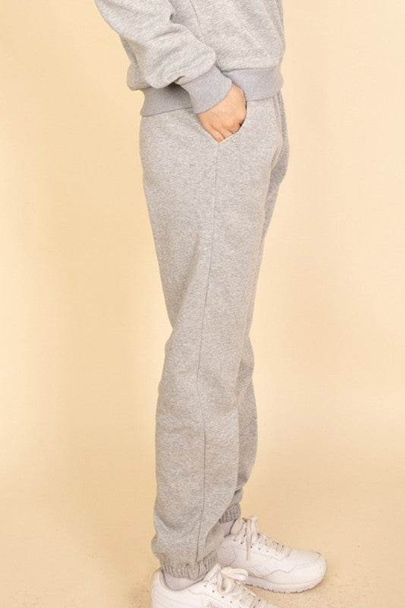 Side Pocket Drawstring Waist Sweatpants