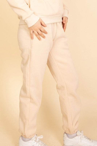 Side Pocket Drawstring Waist Sweatpants