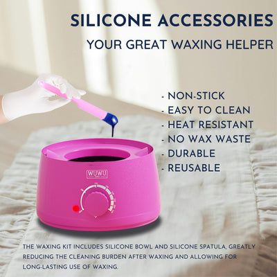 Waxing Kit 56pc Hair Removal Set For Brazilian, Face, Body, Includes Wax Warmer, Wax Beads & Post-Care Kit