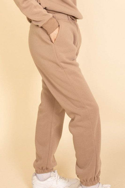 Side Pocket Drawstring Waist Sweatpants