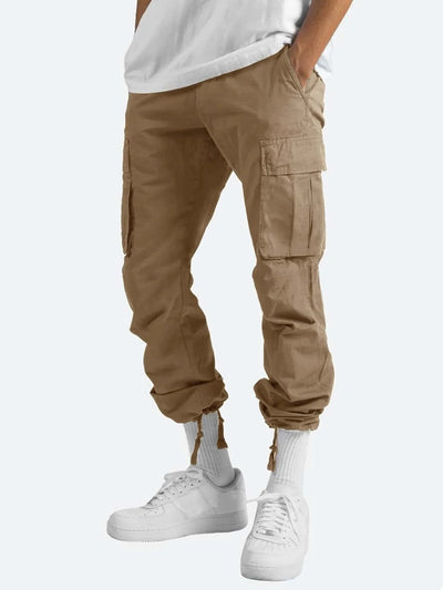 Drawstring Multi-Pocket Casual Cargo Pants