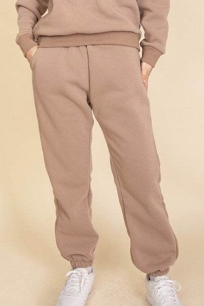 Side Pocket Drawstring Waist Sweatpants