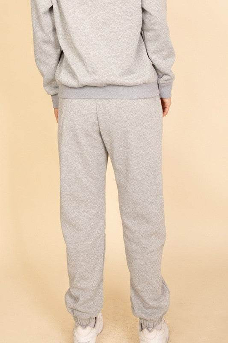 Side Pocket Drawstring Waist Sweatpants