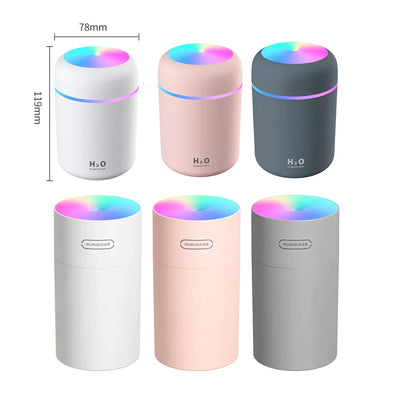 Mini Portable USB Air Humidifier Ultrasonic Purifier Aroma Diffuser Steam Mist Maker Home Office Car Atomizer Aromatherapy